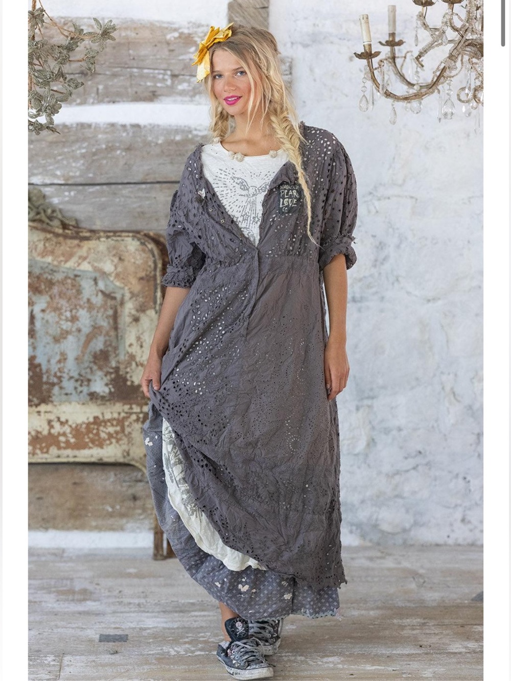 Magnolia Pearl Eyelet Maevry Dress
